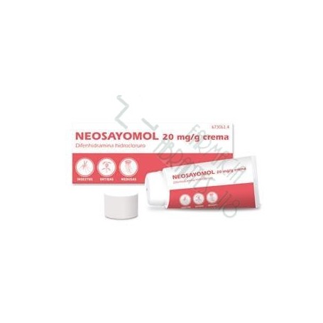 NEOSAYOMOL 20 MG/ G CREMA, 1 TUBO DE 30 G